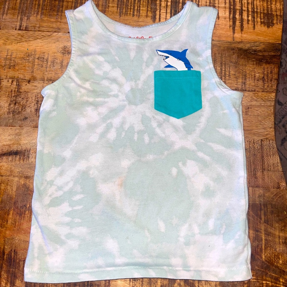 Boys shark tank top